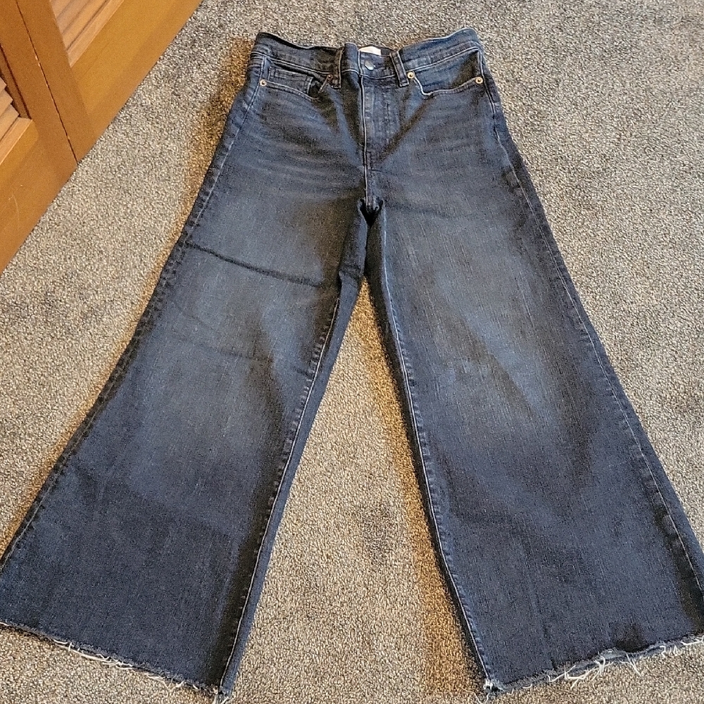 Frame Denim Dark Blue Flare Jeans